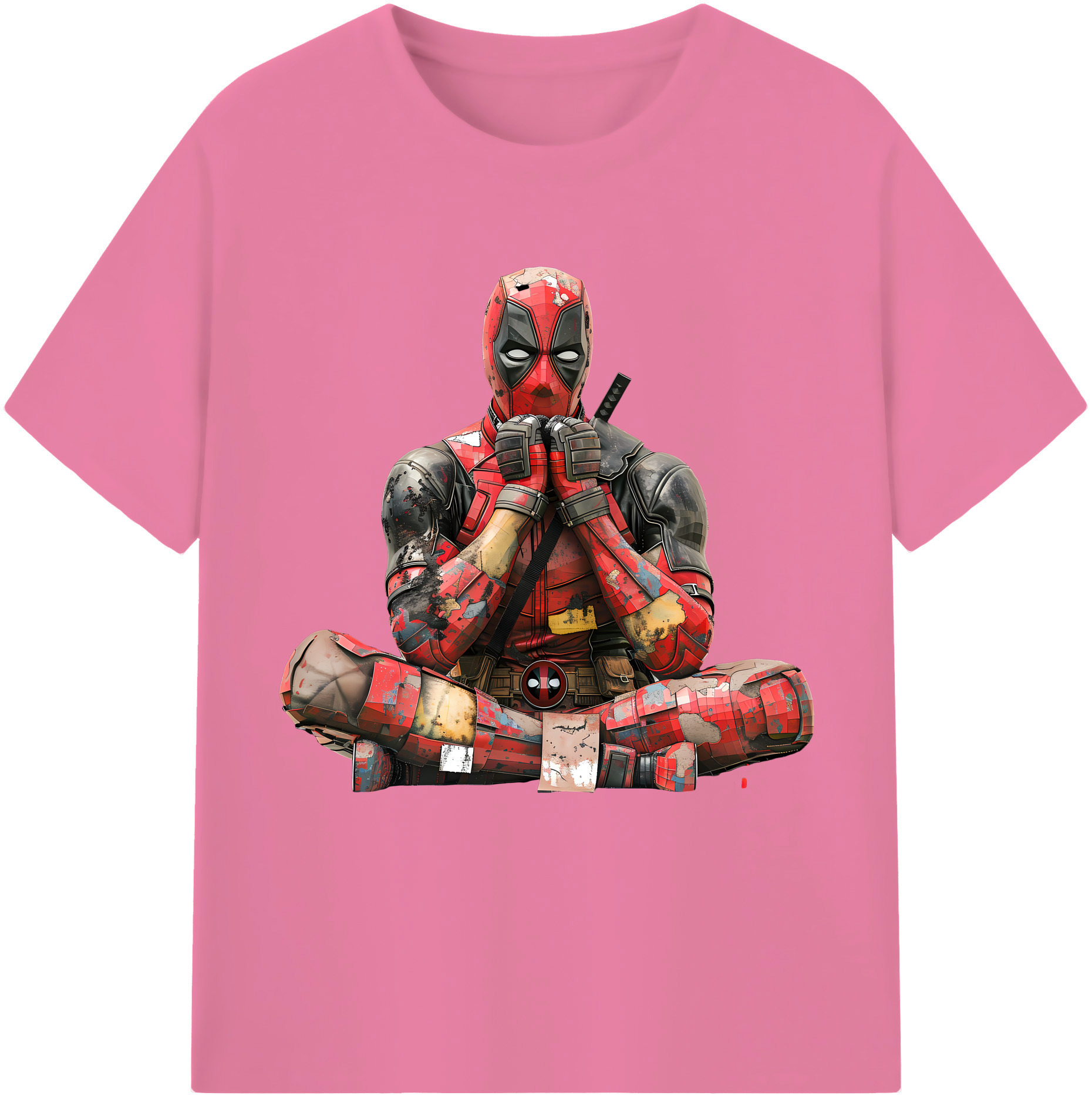 （画像用） Deadpool デッドプール 綿100％半袖Tシャツ（フロントプリント）